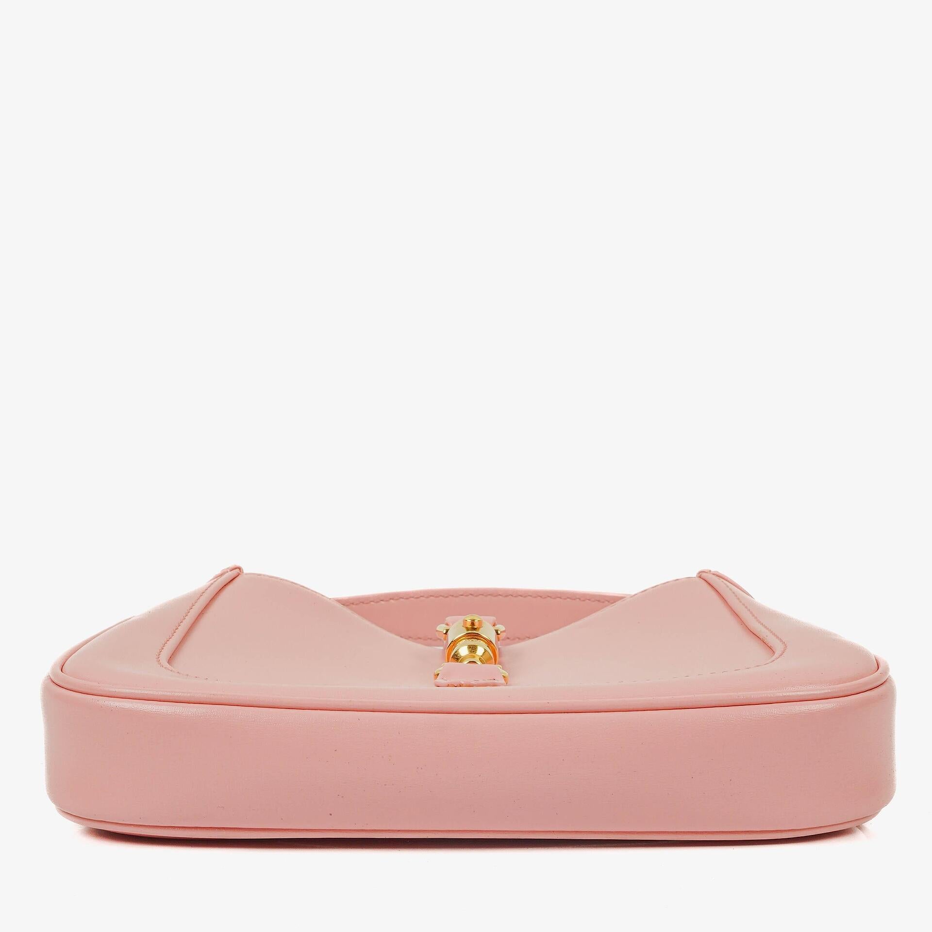 Gucci Jackie 1961 Mini aus rosa Leder