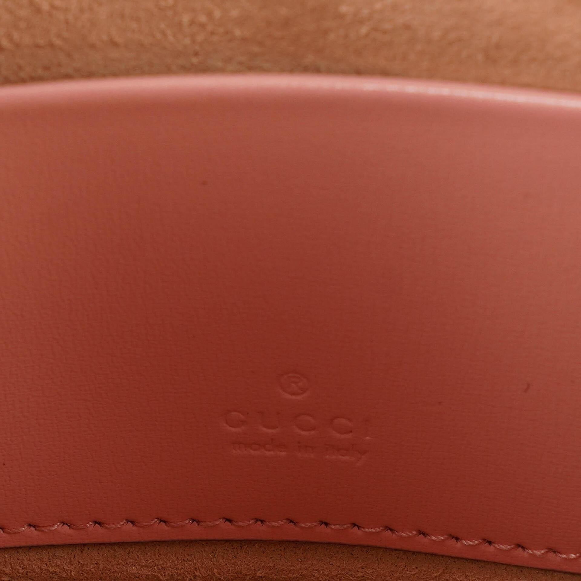 Gucci Jackie 1961 Mini aus rosa Leder