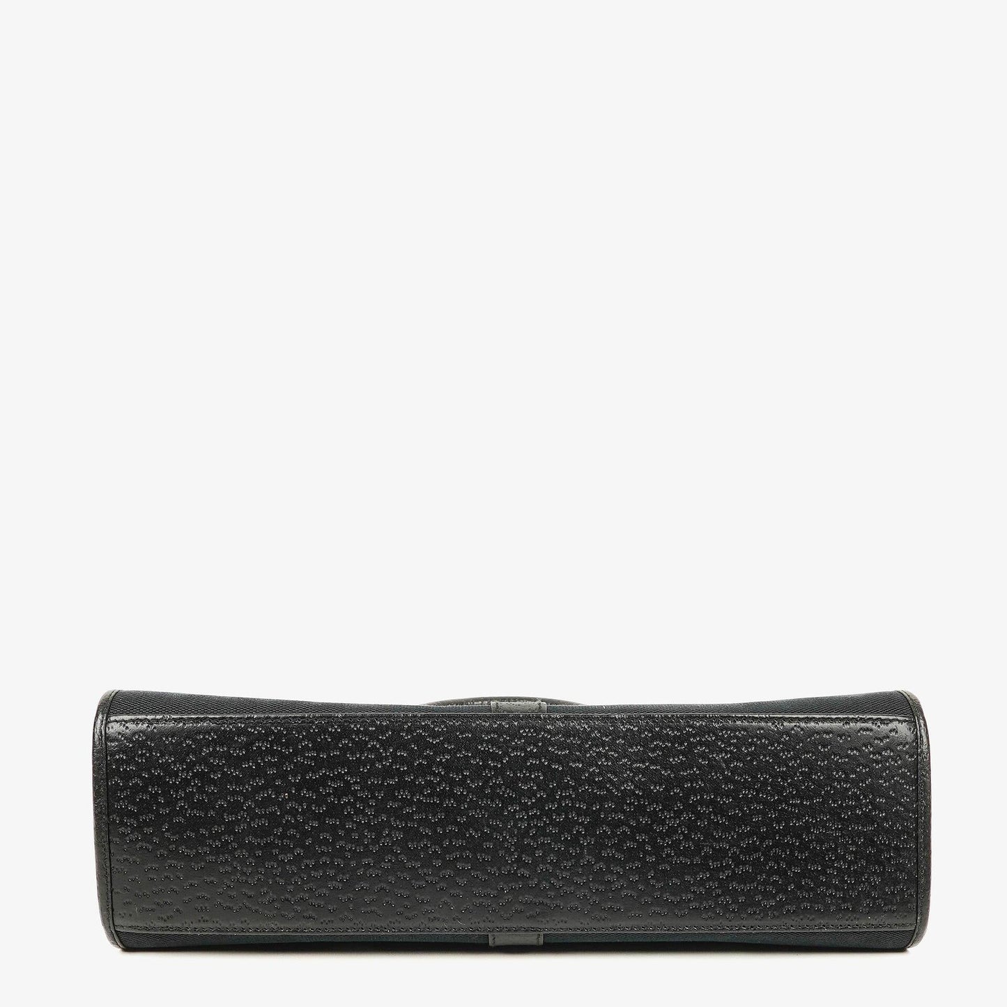 Gucci Jackie Schultertasche aus schwarzem Canvas