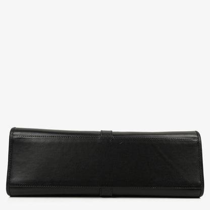 Gucci Jackie Bardot Schwarze Leder Tasche