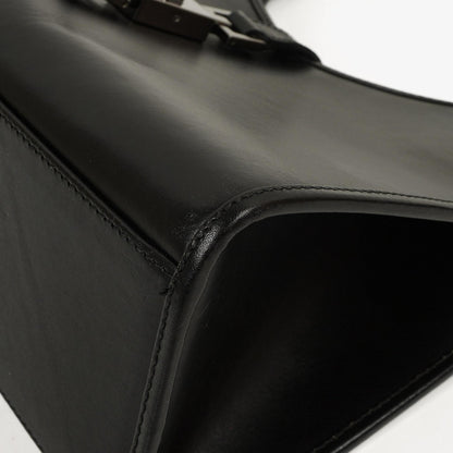 Gucci Jackie Bardot Schwarze Leder Tasche