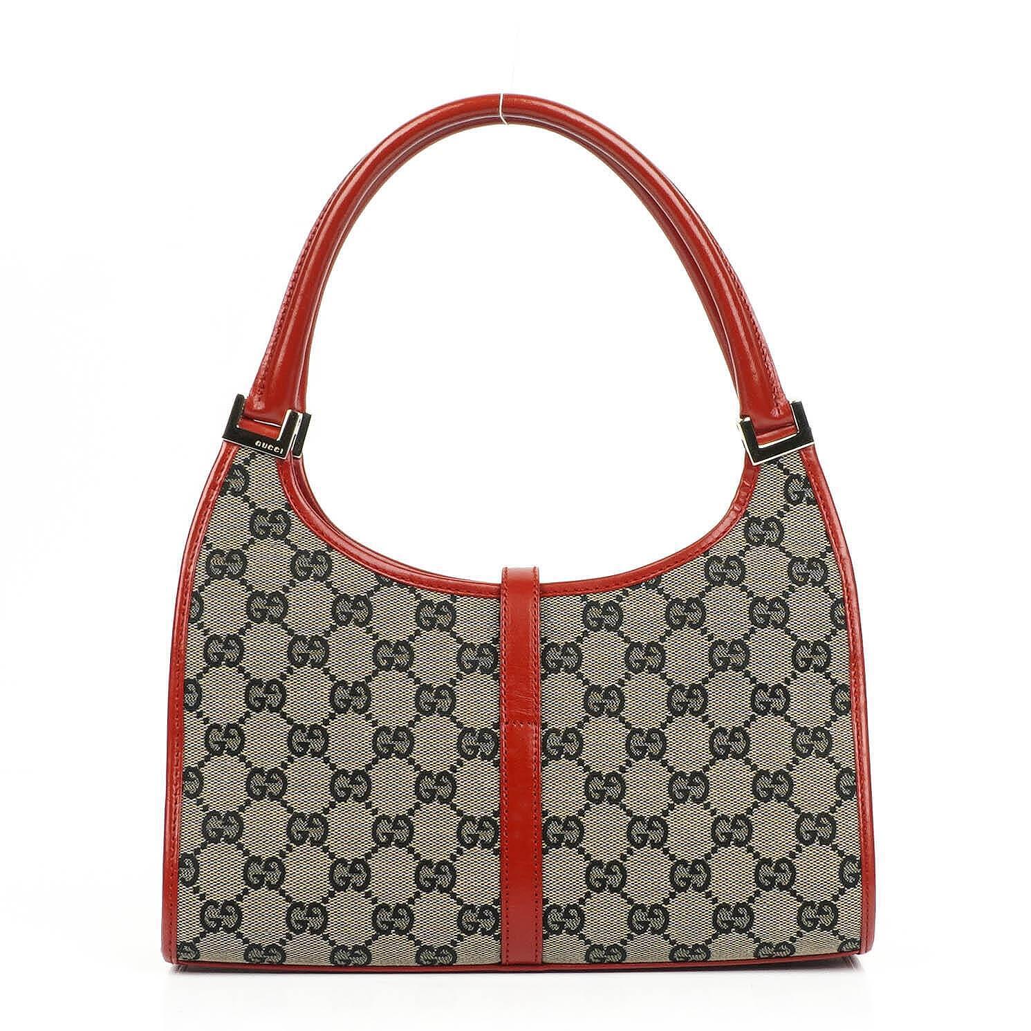 Gucci Jackie Bardot Schultertasche aus GG Canvas