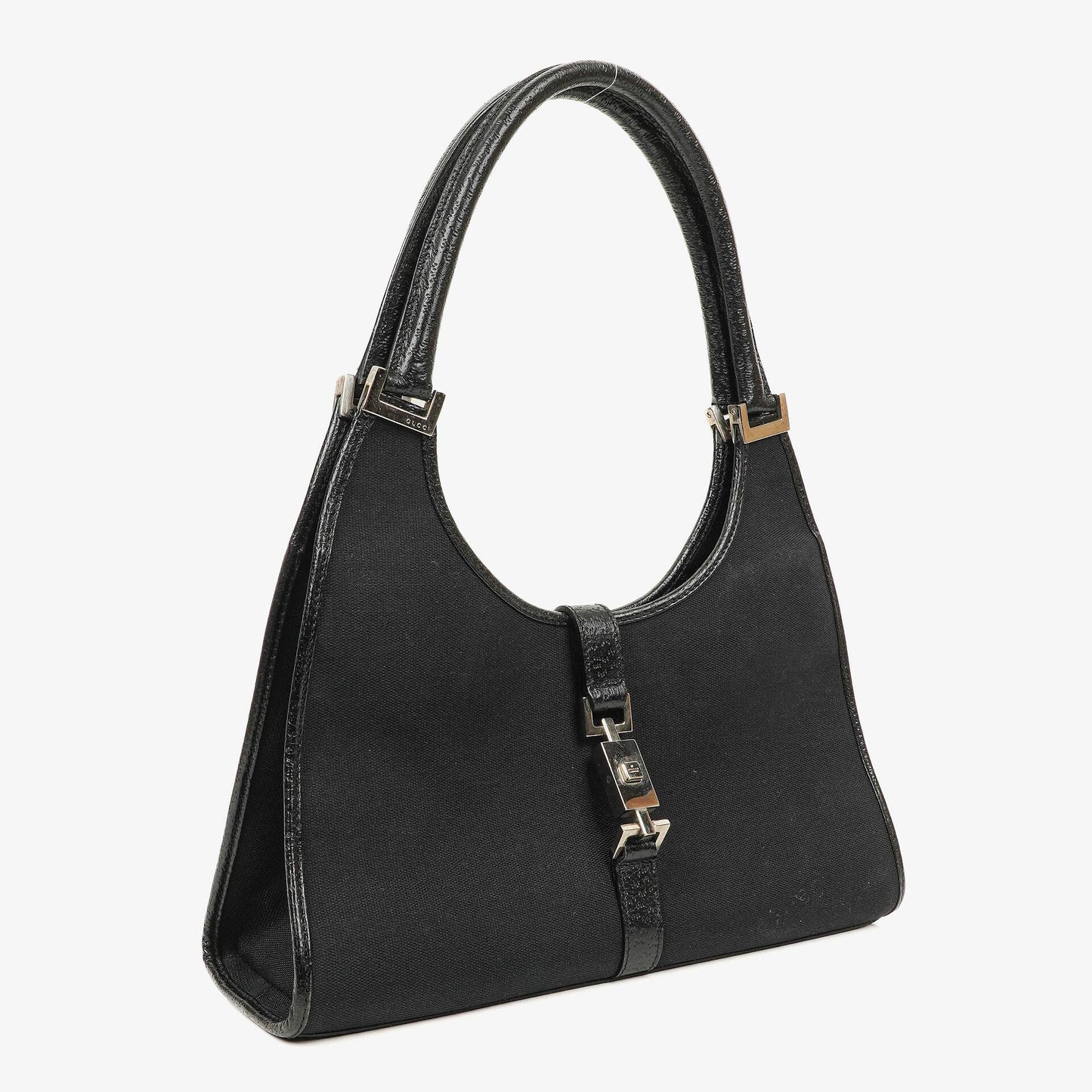 Gucci Jackie Bardot Vintage schwarze Handtasche