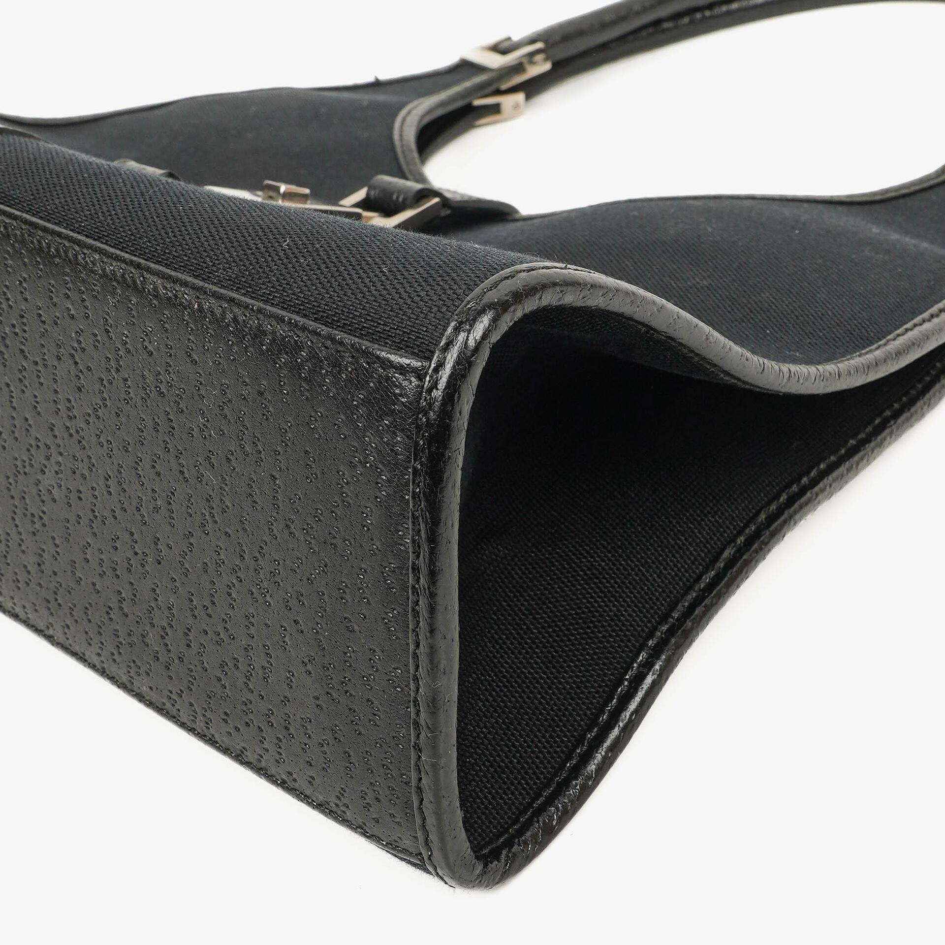 Gucci Jackie Bardot Vintage schwarze Handtasche