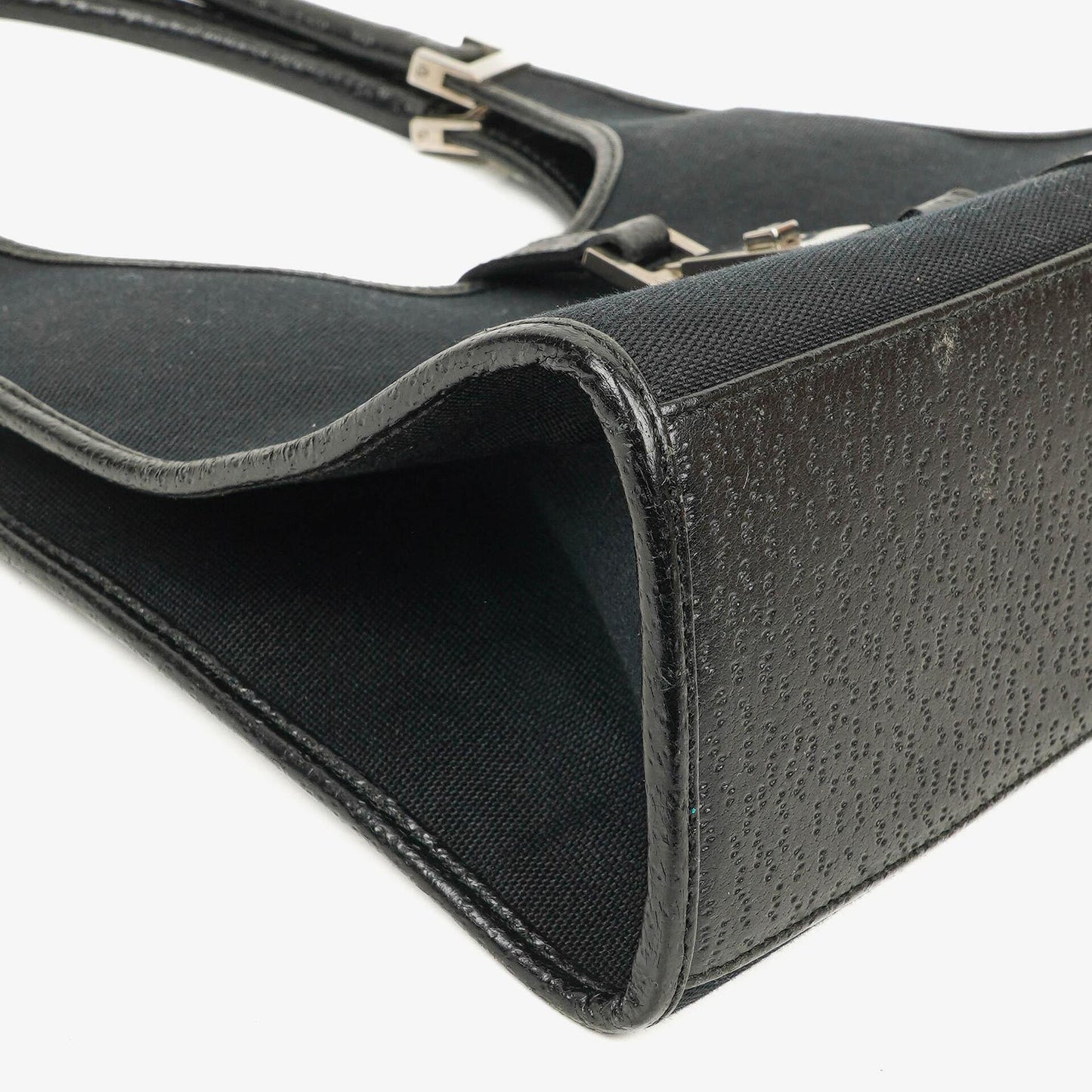 Gucci Jackie Bardot Vintage schwarze Handtasche