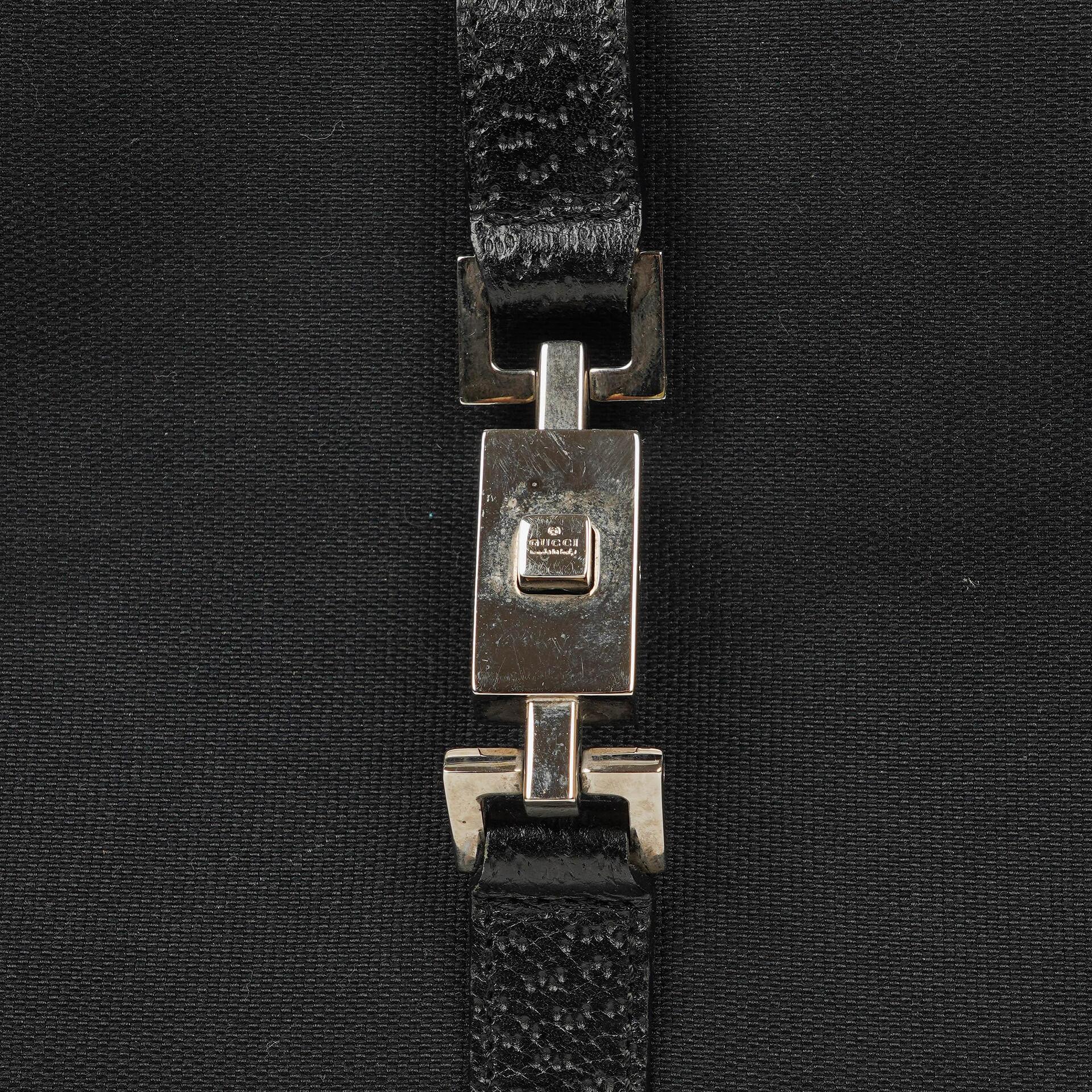 Gucci Jackie Bardot Vintage schwarze Handtasche