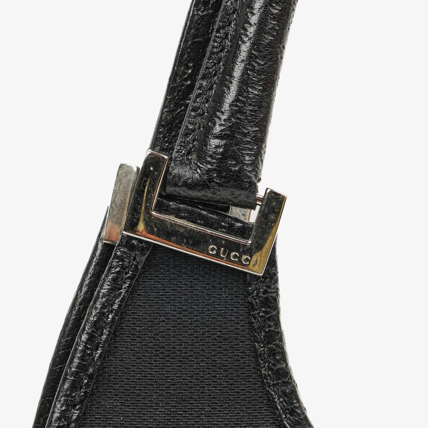 Gucci Jackie Bardot Vintage schwarze Handtasche