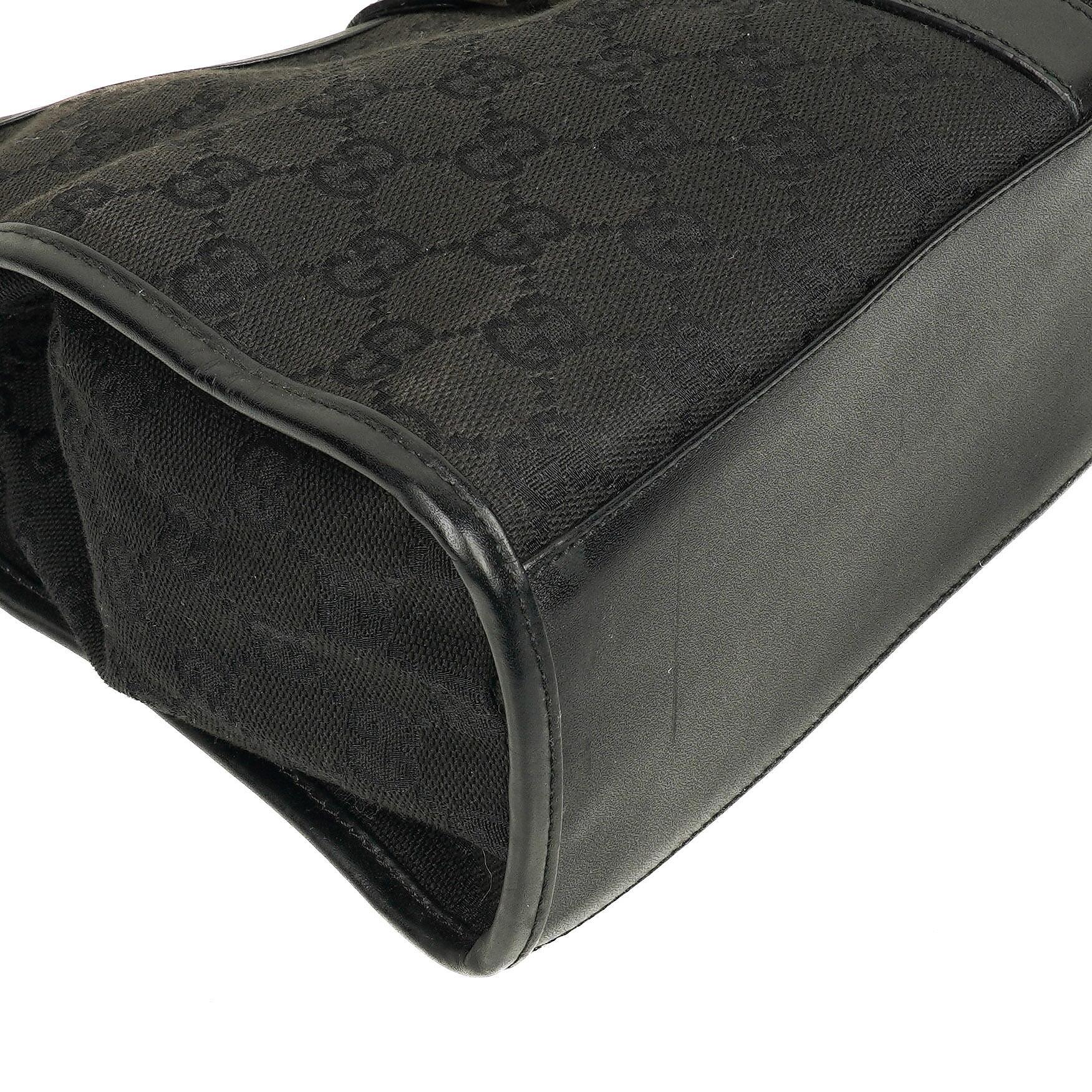 Gucci Jackie Bardot Vintage Handtasche in Schwarz