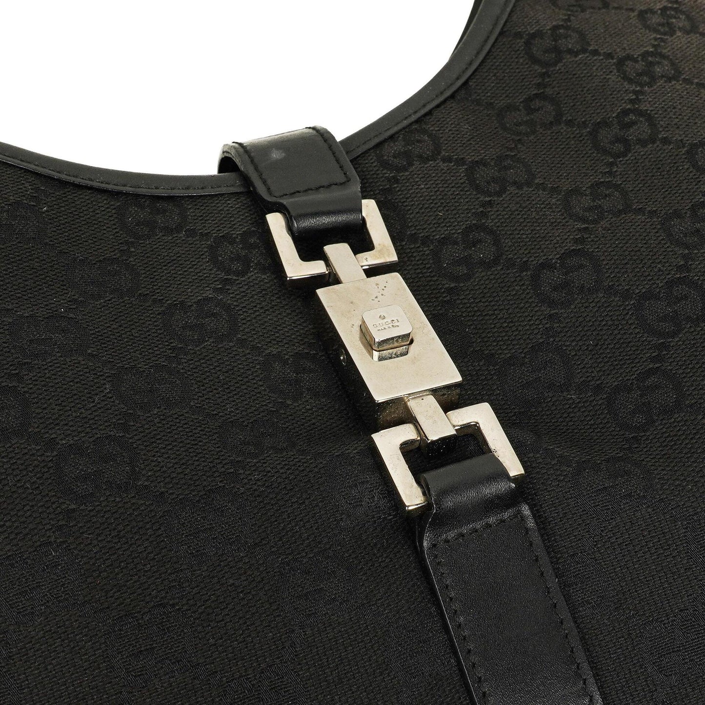 Gucci Jackie Bardot Vintage Handtasche in Schwarz