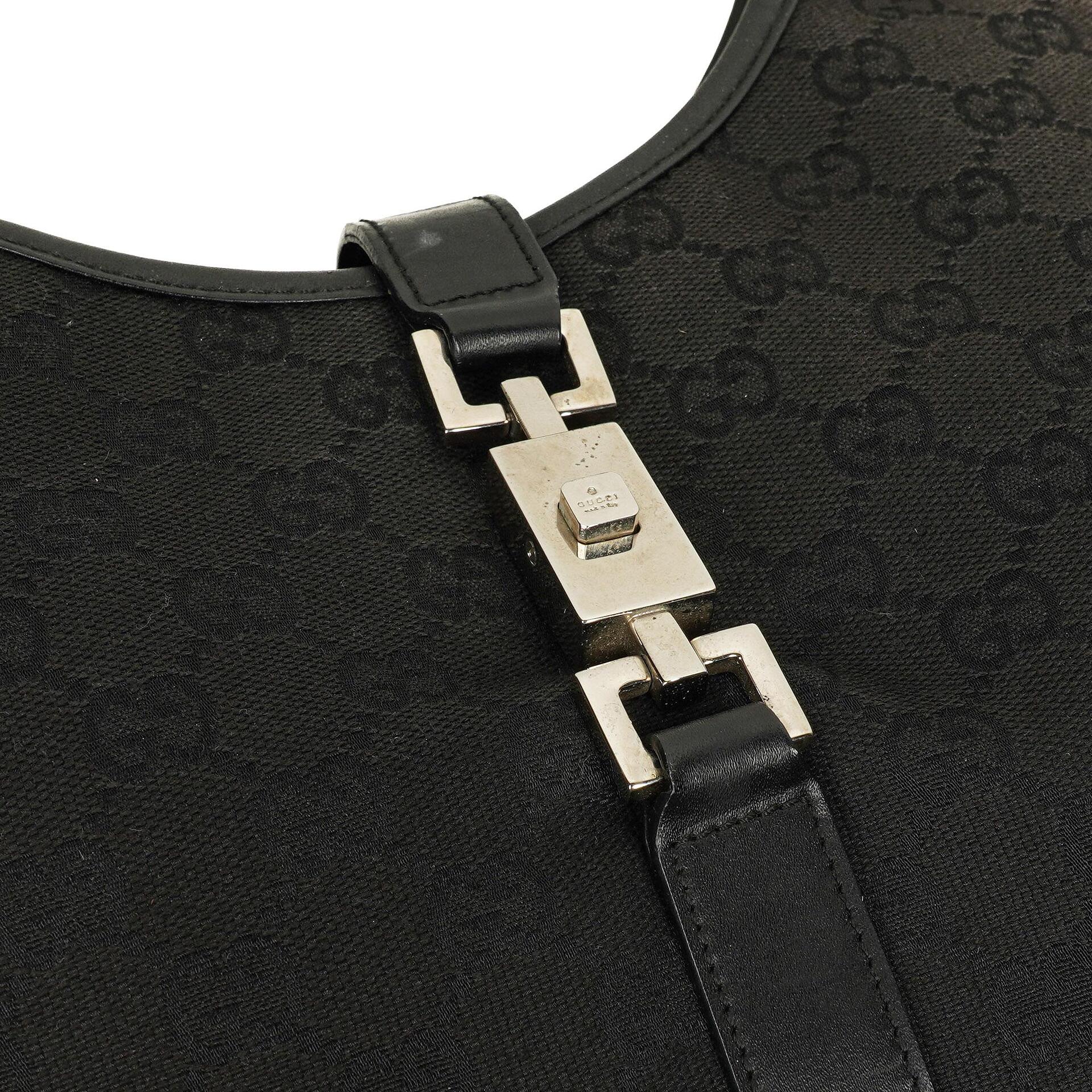 Gucci Jackie Bardot Vintage Handtasche in Schwarz