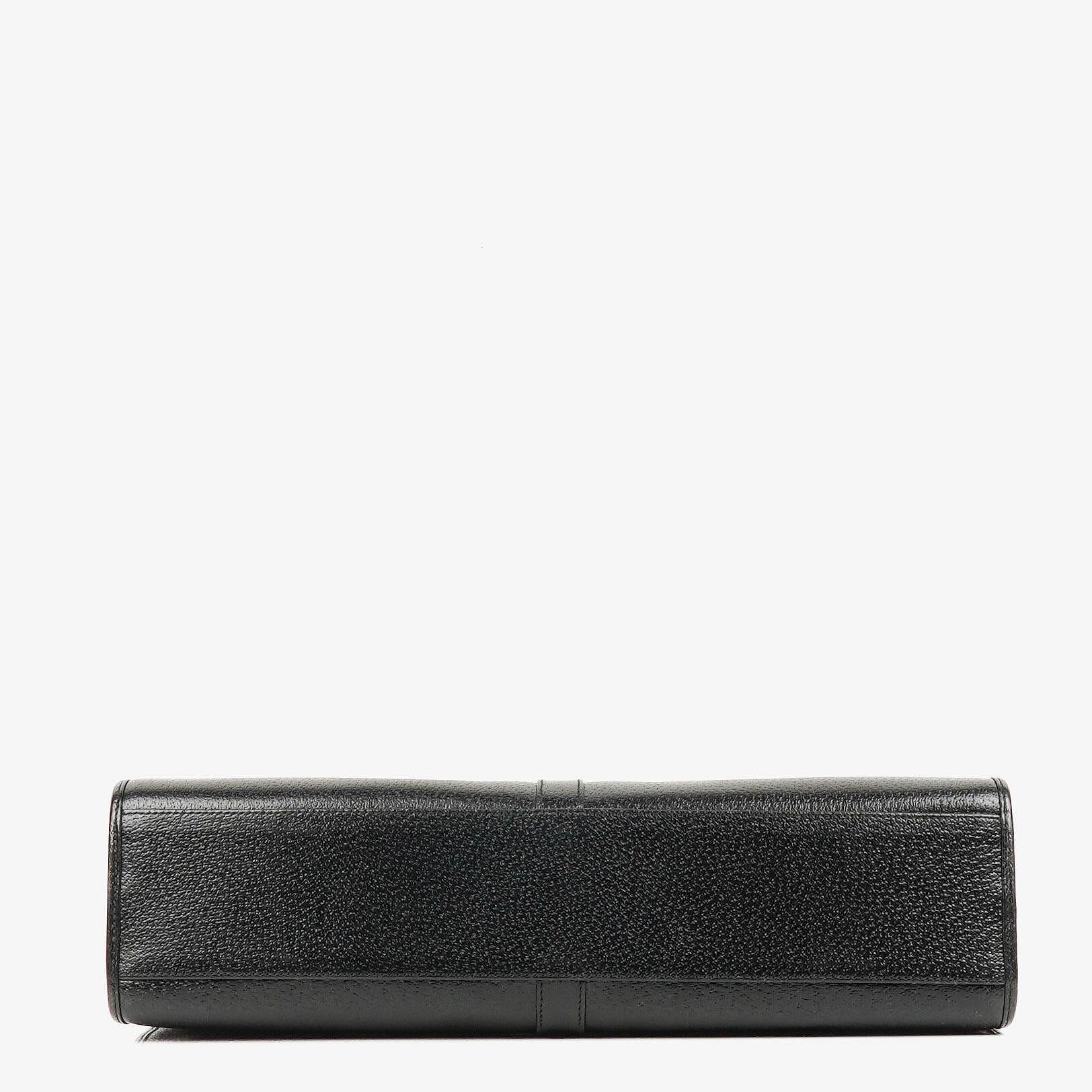 Gucci Jackie Schultertasche aus schwarzem Leder