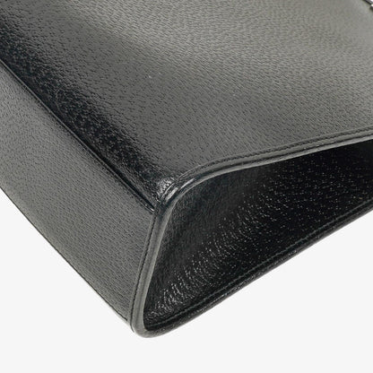 Gucci Jackie Schultertasche aus schwarzem Leder
