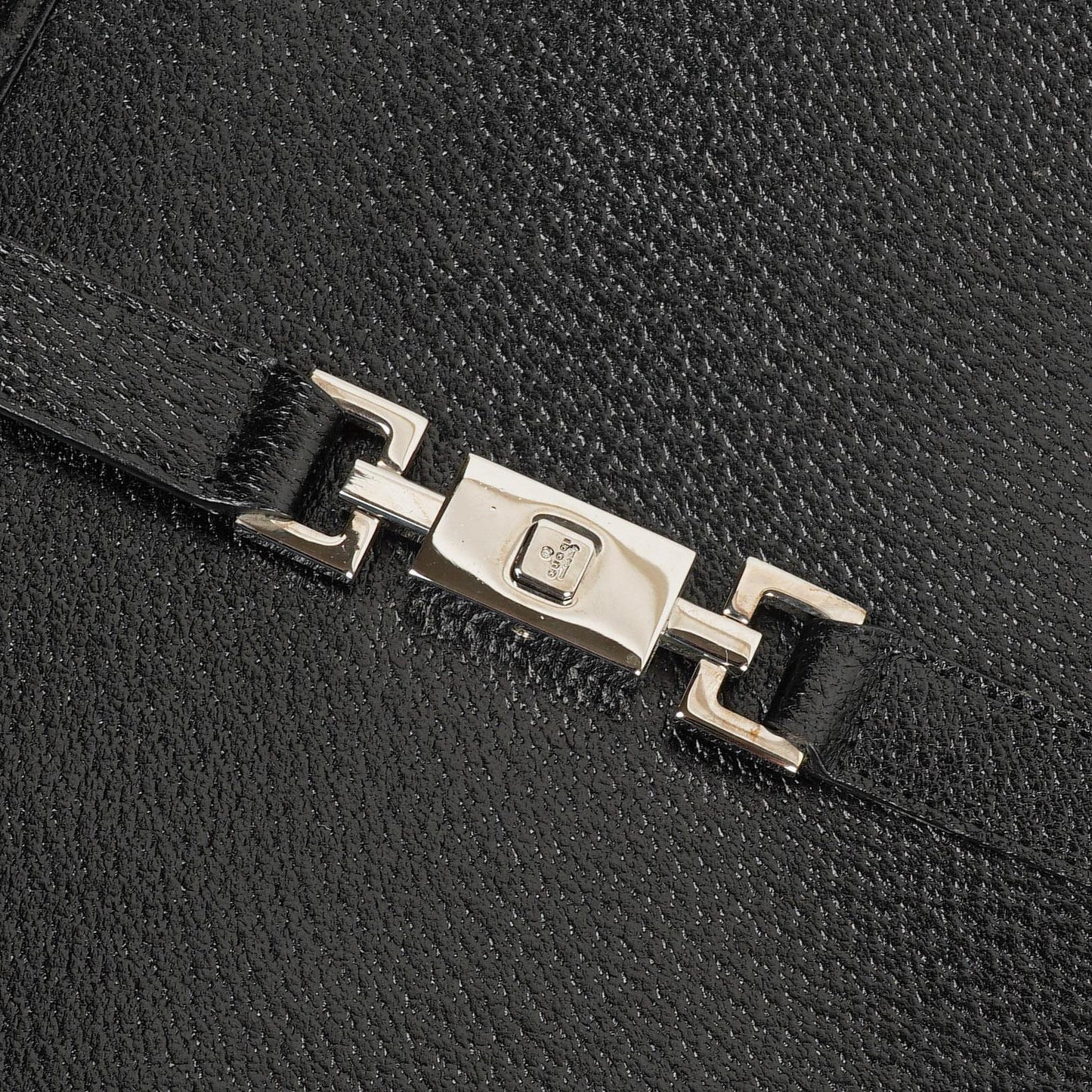 Gucci Jackie Schultertasche aus schwarzem Leder