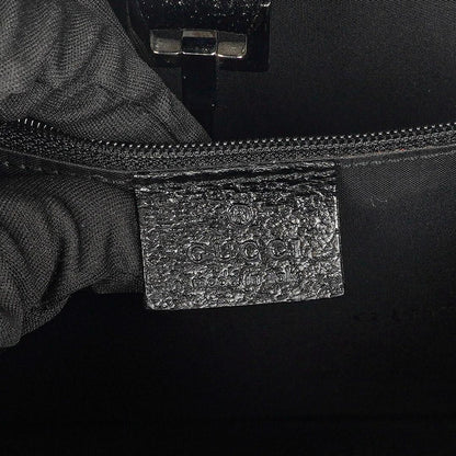 Gucci Jackie Schultertasche aus schwarzem Leder