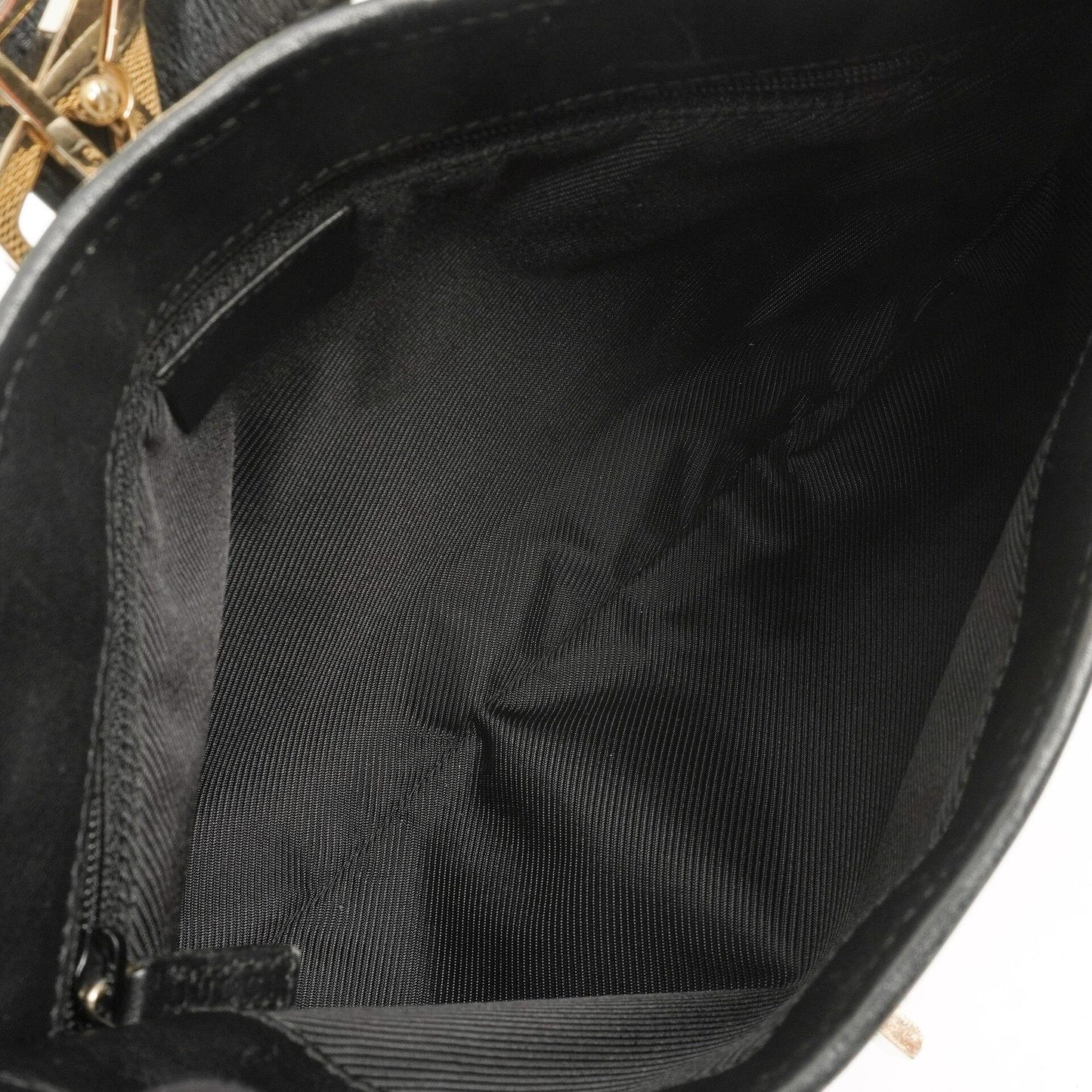 Gucci Jackie Mittlere Vintage Tasche Schwarz GG Canvas und Leder