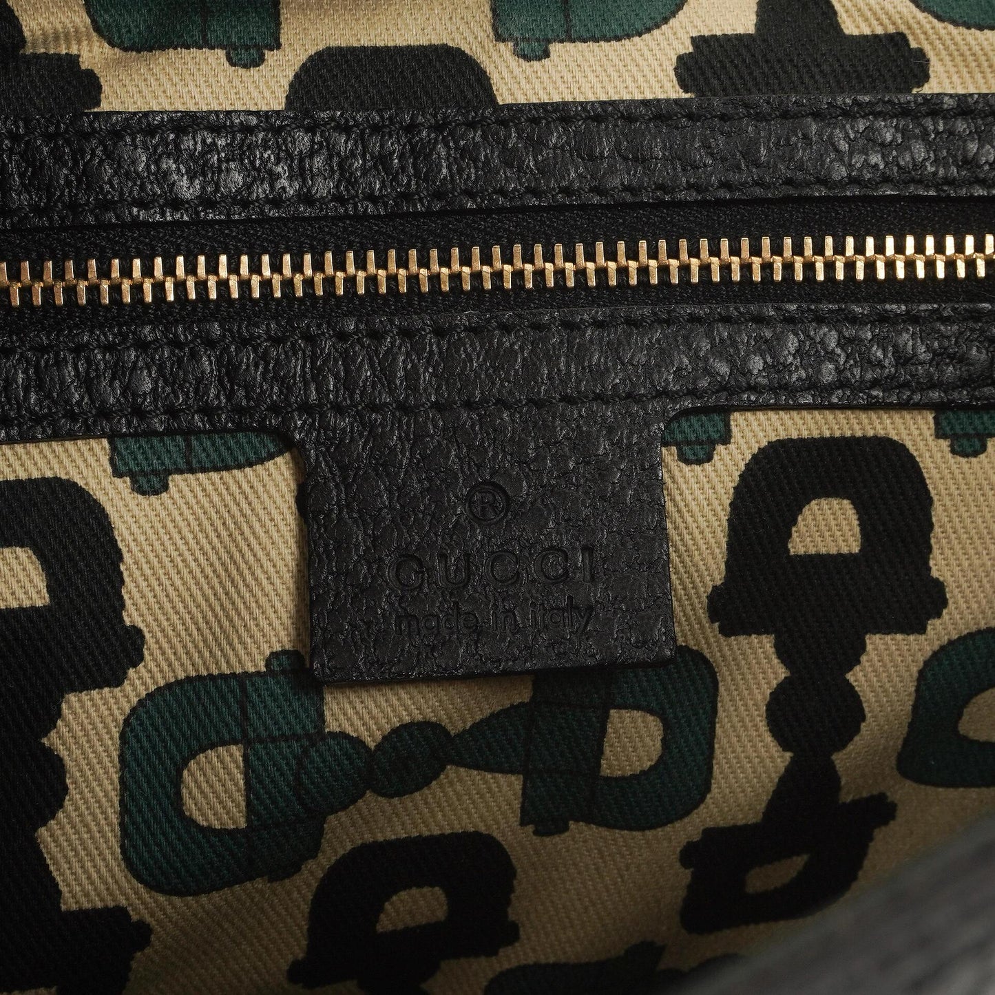 Gucci Jackie Medium Vintage Schultertasche, Schwarzes Leder
