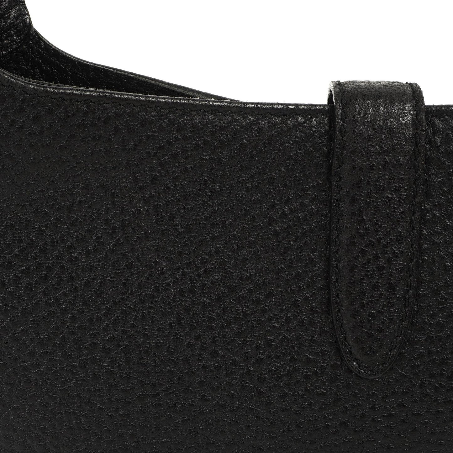 Gucci Jackie Medium Vintage Schultertasche, Schwarzes Leder
