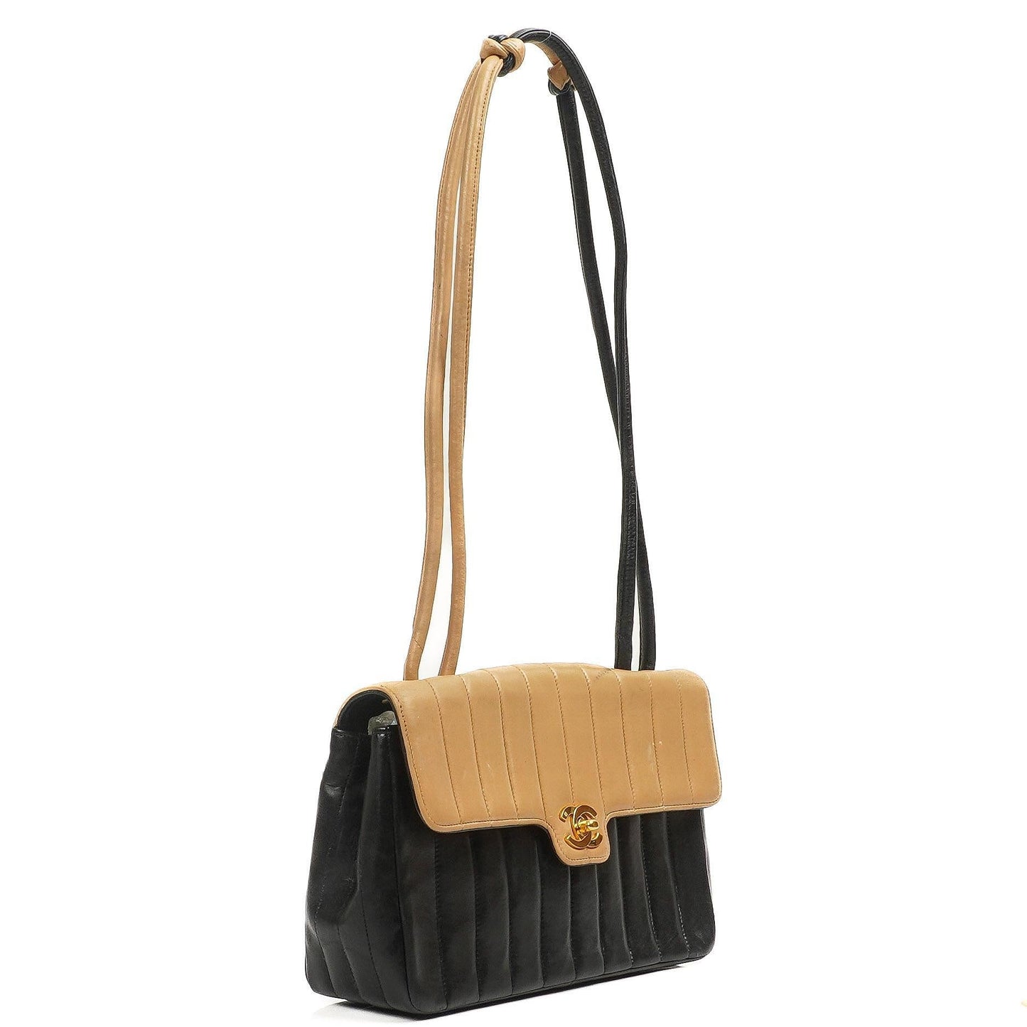 Gucci Jackie Medium Vintage Schultertasche Web-Streifen Dunkel-Marineblau Braun Canvas und Leder