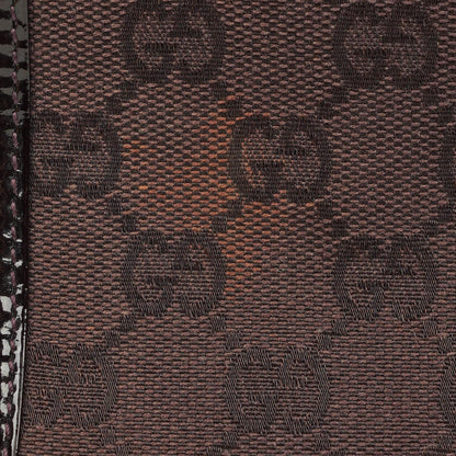 Gucci Jackie Schultertasche aus lila GG Canvas