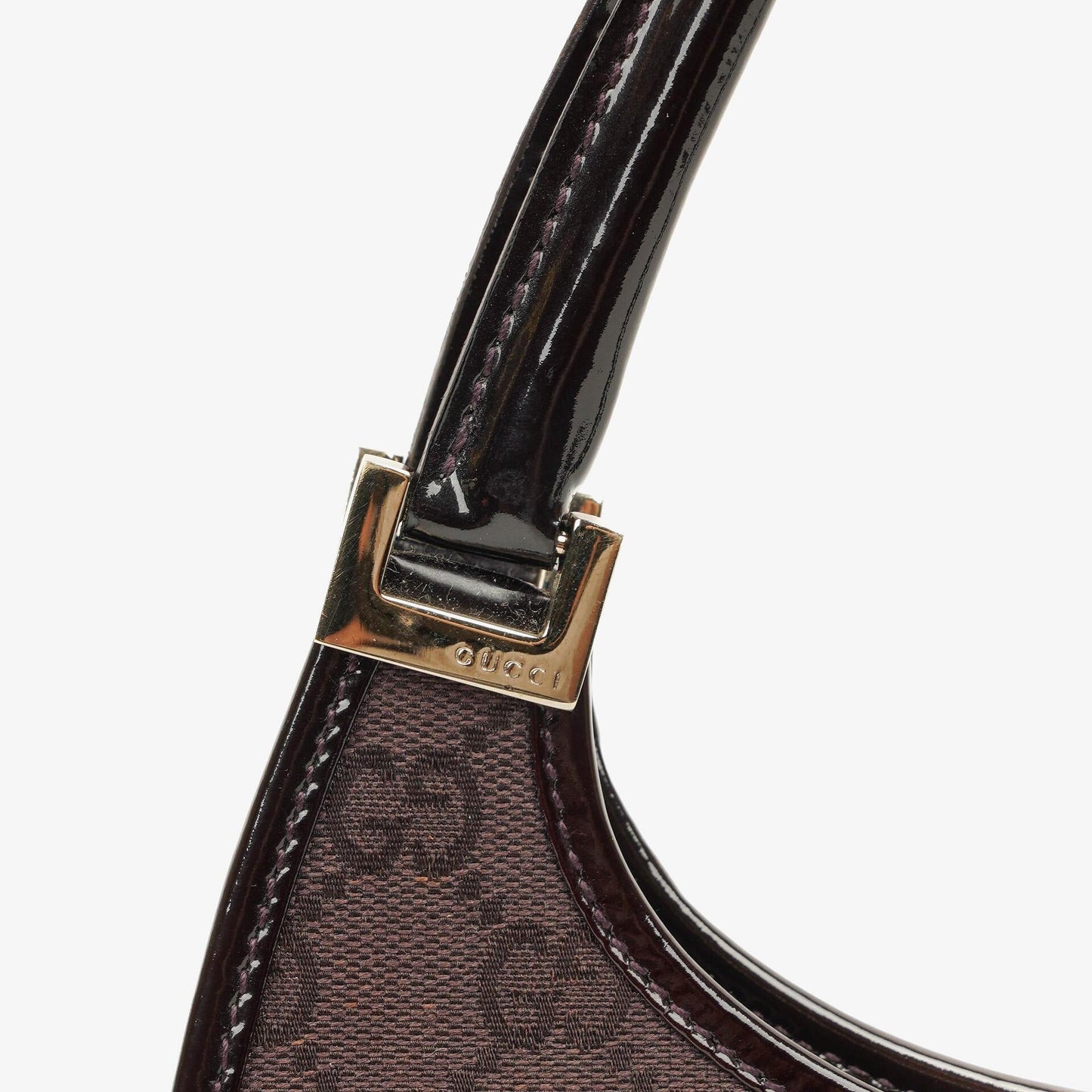 Gucci Jackie Schultertasche aus lila GG Canvas