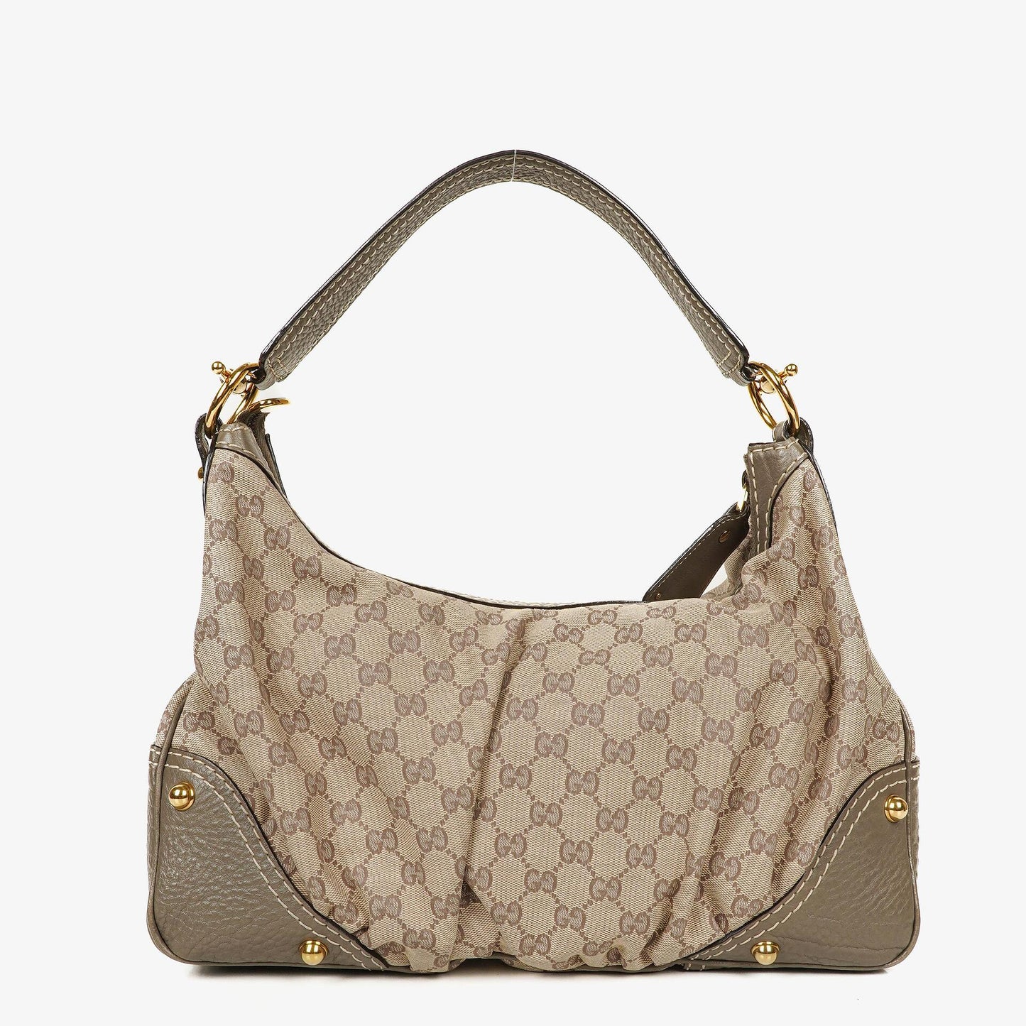 Gucci Jockey Medium Hobo Tasche aus GG Canvas