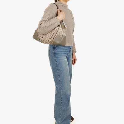 Gucci Jockey Medium Hobo Tasche aus GG Canvas