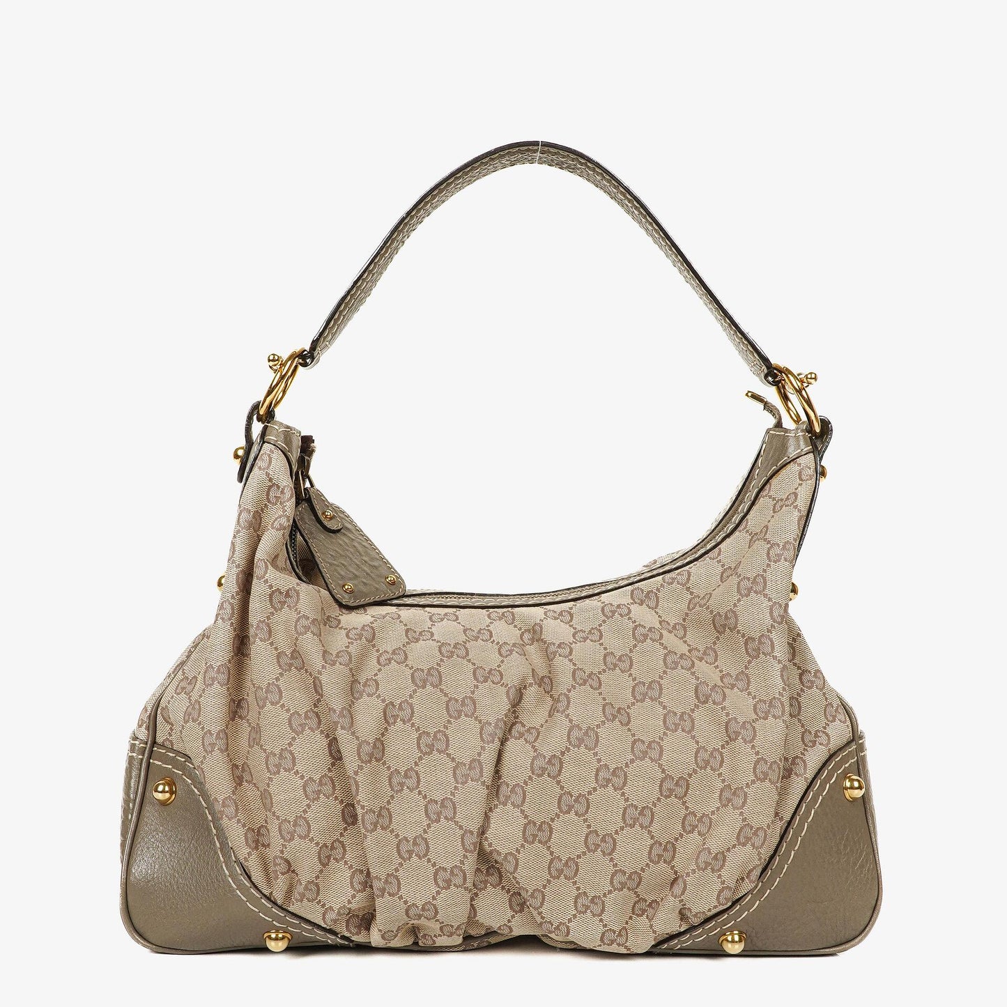 Gucci Jockey Medium Hobo Tasche aus GG Canvas