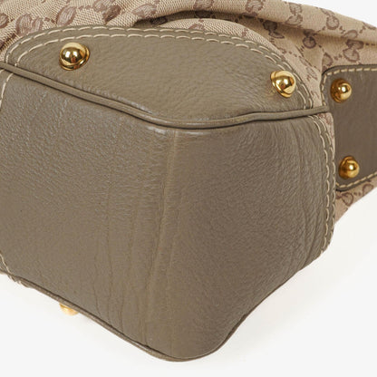 Gucci Jockey Medium Hobo Tasche aus GG Canvas