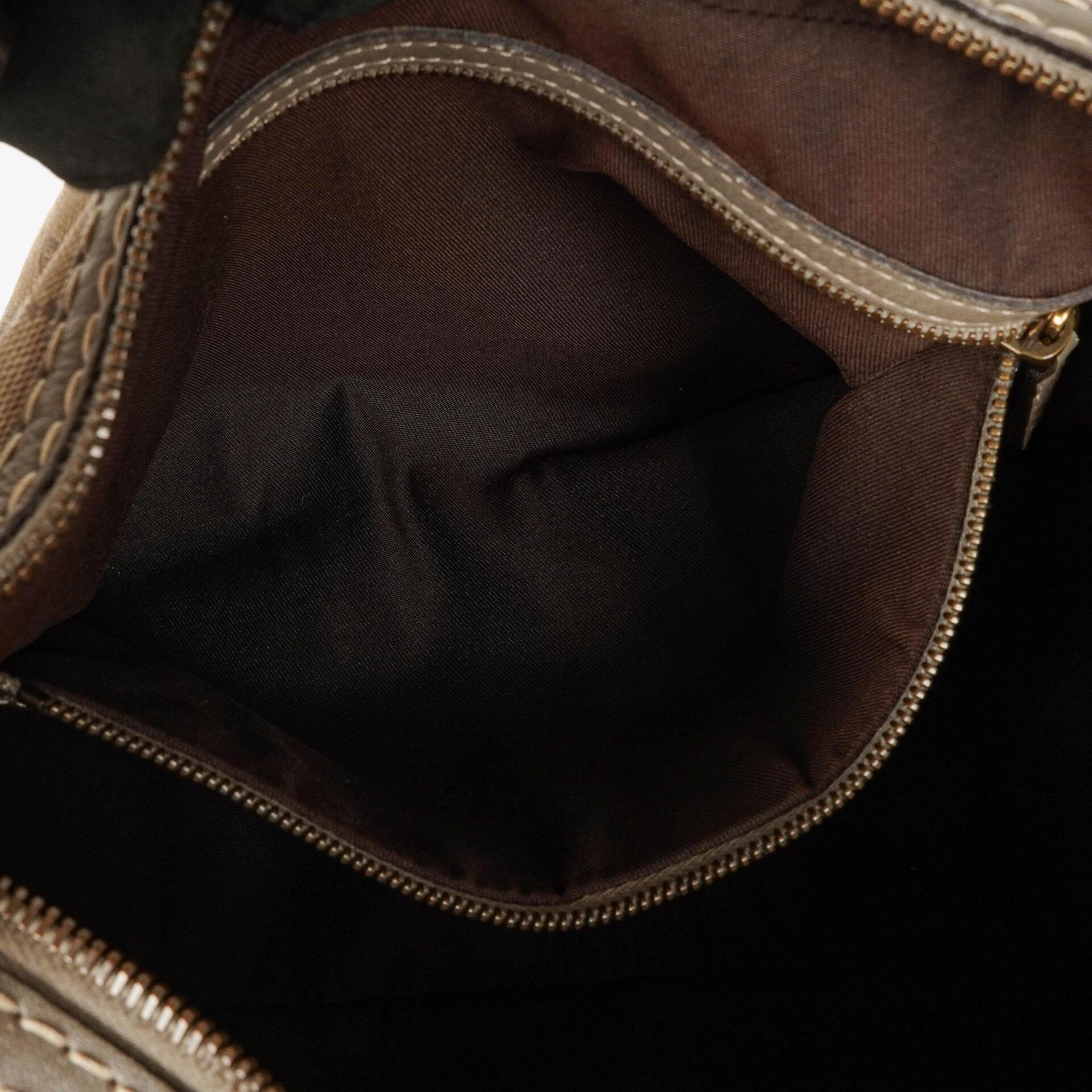 Gucci Jockey Medium Hobo Tasche aus GG Canvas