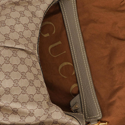 Gucci Jockey Medium Hobo Tasche aus GG Canvas