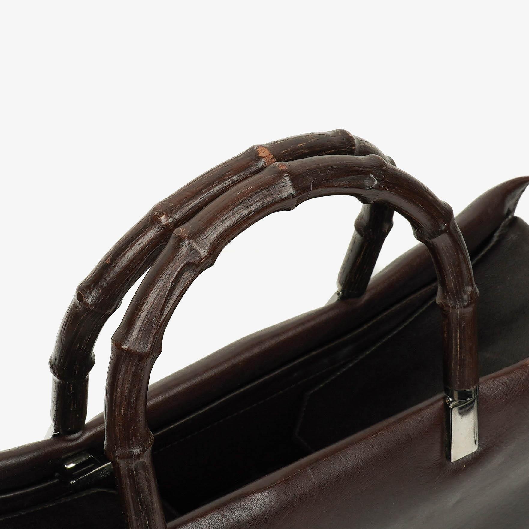 Gucci Bamboo Top Handle Tasche aus Leder