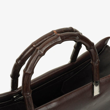 Gucci Bamboo Top Handle Tasche aus Leder