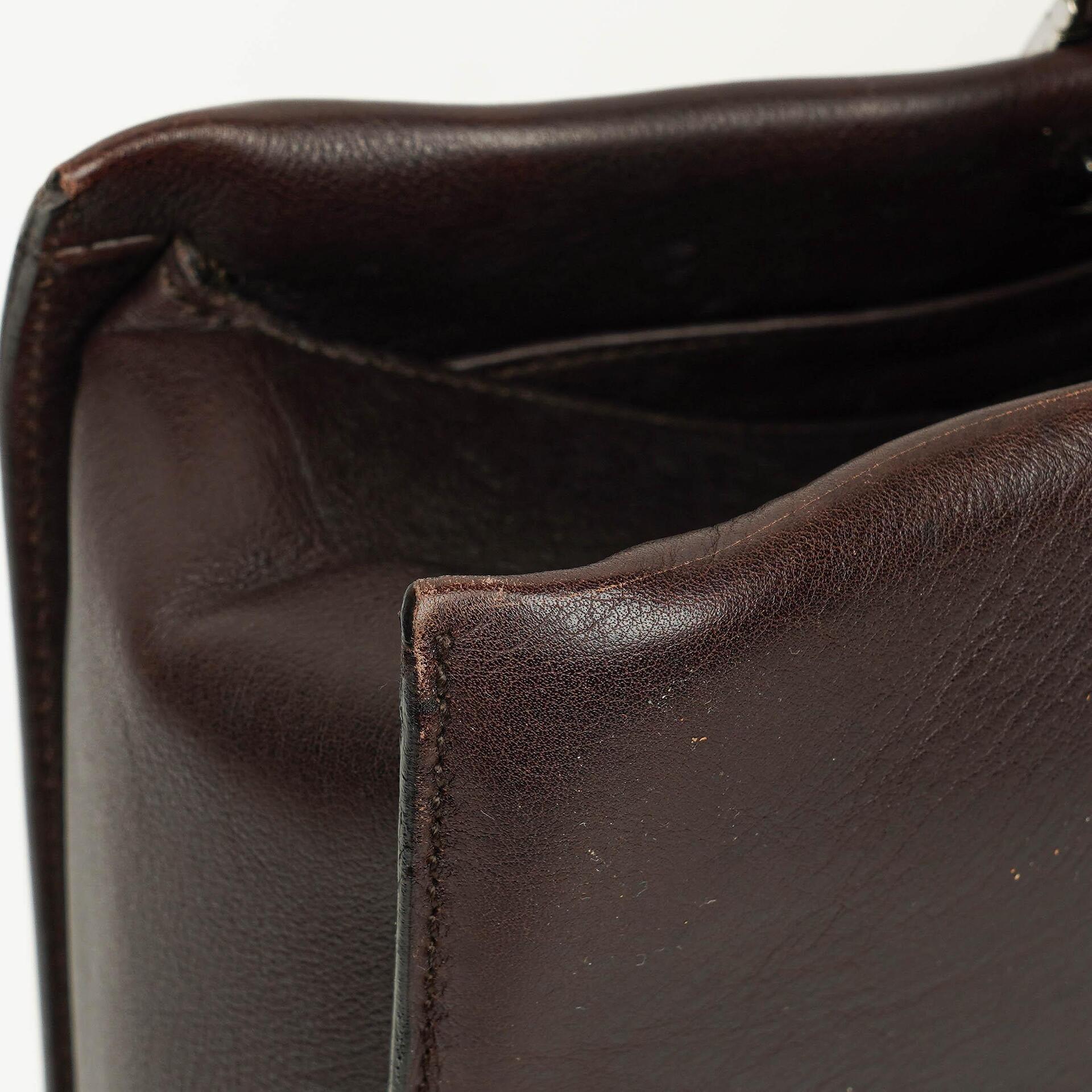 Gucci Bamboo Top Handle Tasche aus Leder