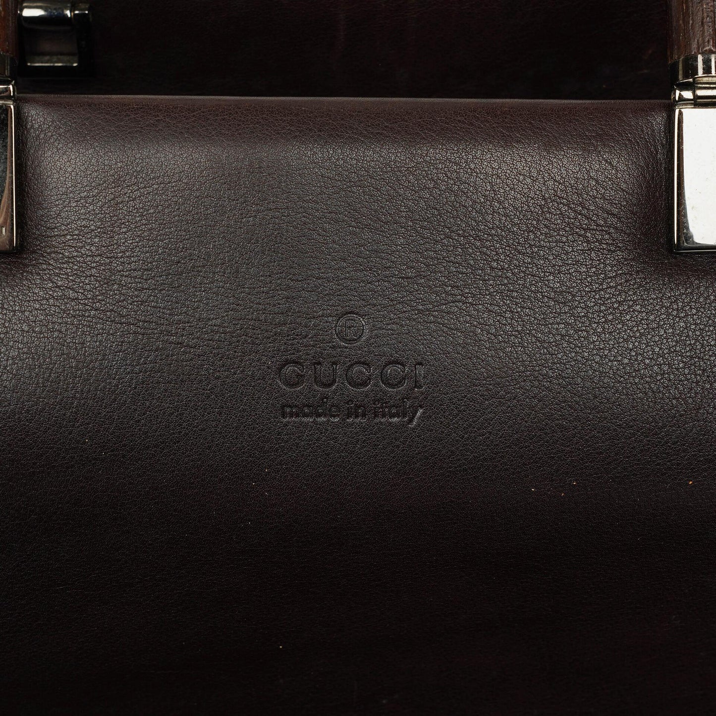 Gucci Bamboo Top Handle Tasche aus Leder