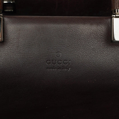 Gucci Bamboo Top Handle Tasche aus Leder