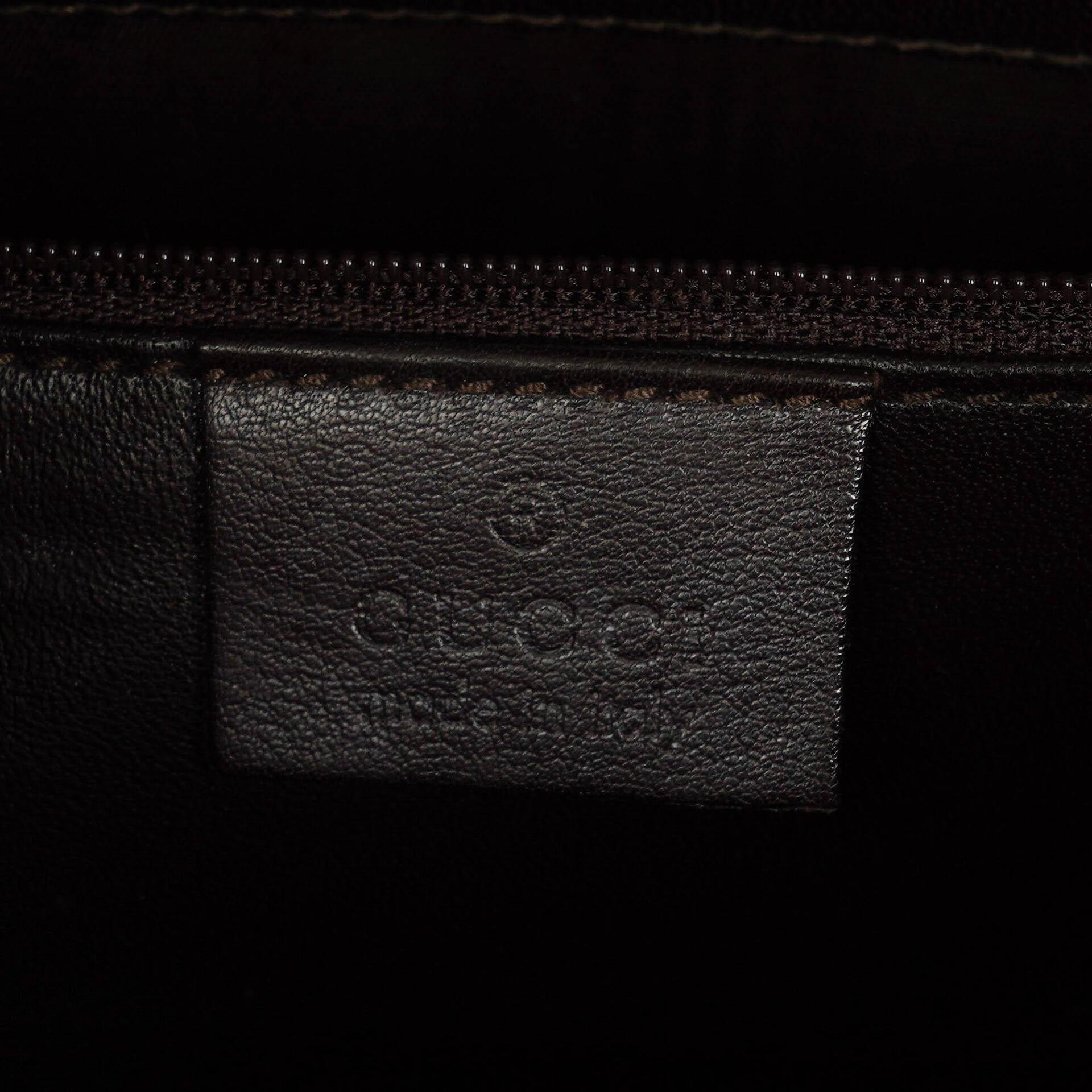 Gucci Bamboo Top Handle Tasche aus Leder