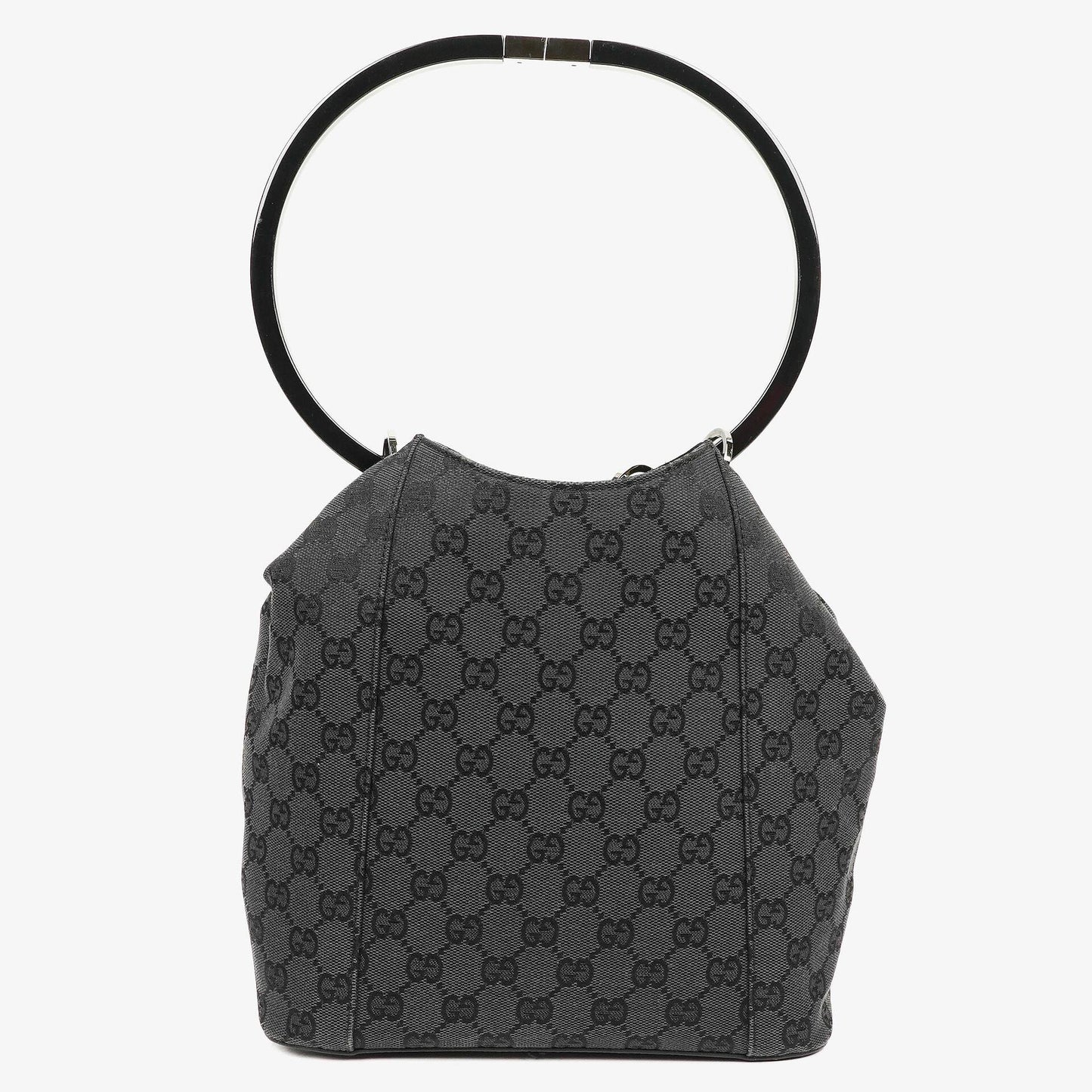 Gucci Loop Bucket Monogram Tote in Schwarz