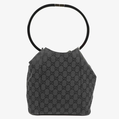 Gucci Loop Bucket Monogram Tote in Schwarz