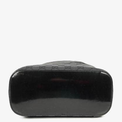 Gucci Loop Bucket Monogram Tote in Schwarz