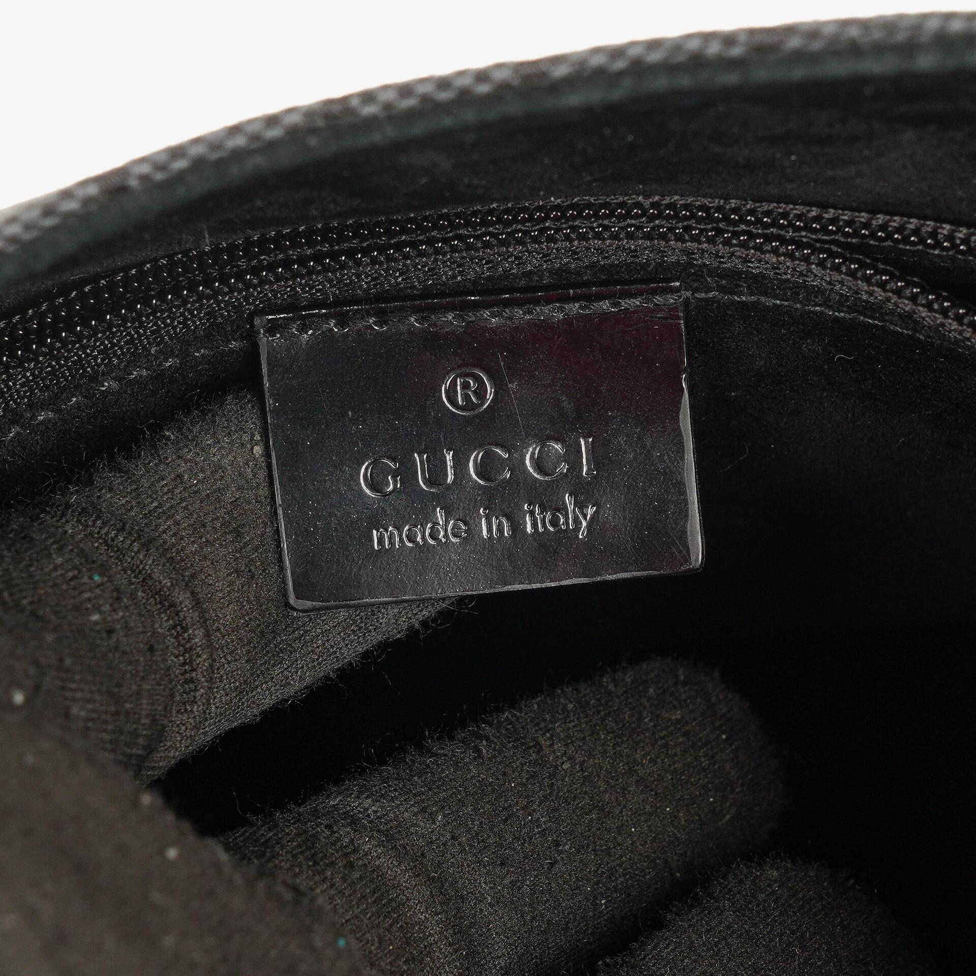 Gucci Loop Bucket Monogram Tote in Schwarz