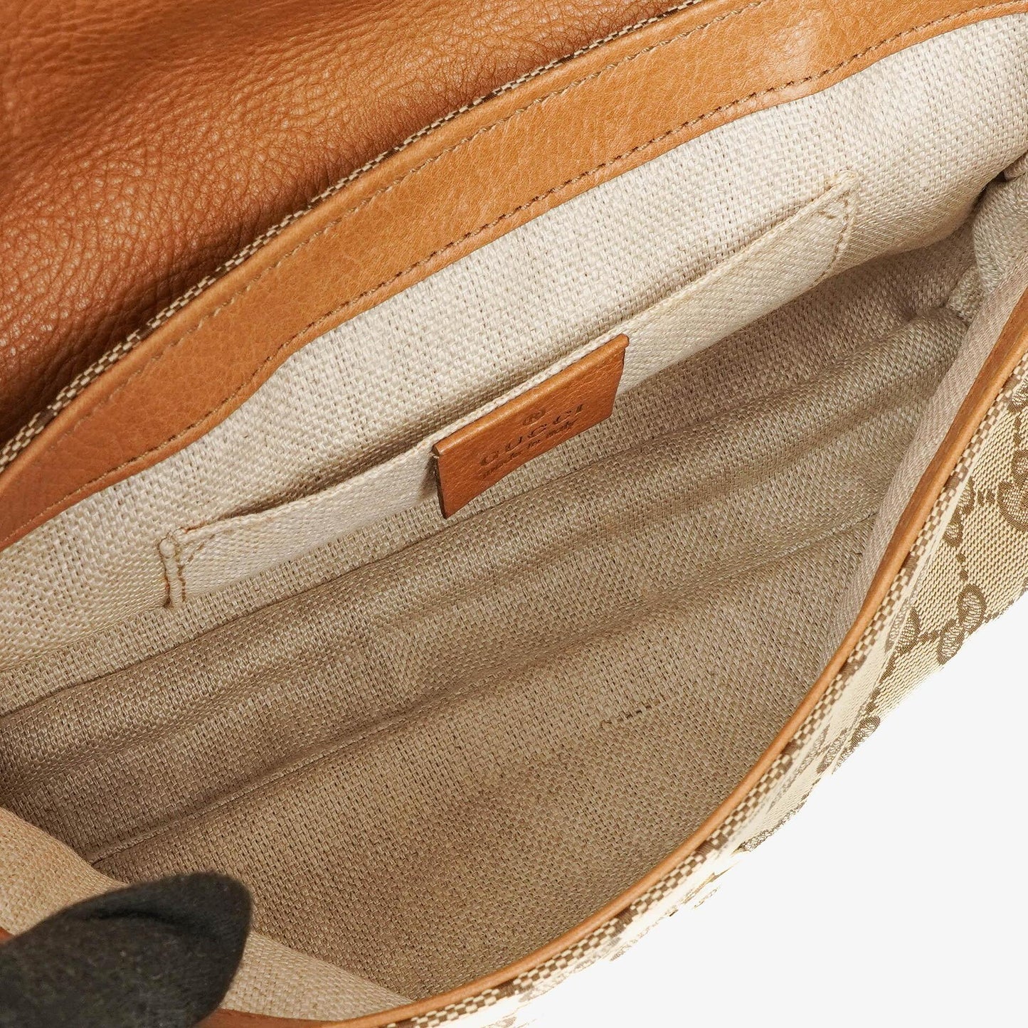 Gucci Marrakech Abendtasche aus beige-braunem GG Canvas