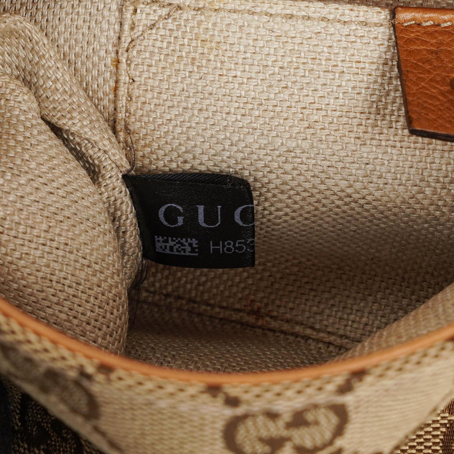 Gucci Marrakech Abendtasche aus beige-braunem GG Canvas