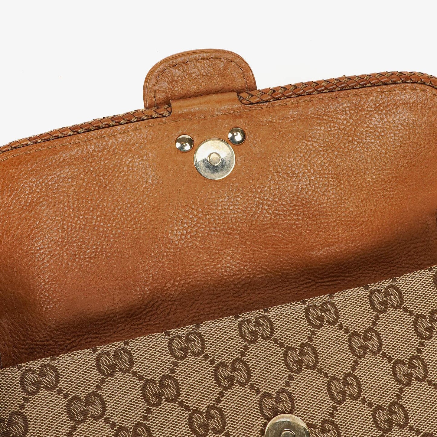 Gucci Marrakech Abendtasche aus beige-braunem GG Canvas