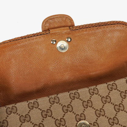 Gucci Marrakech Abendtasche aus beige-braunem GG Canvas