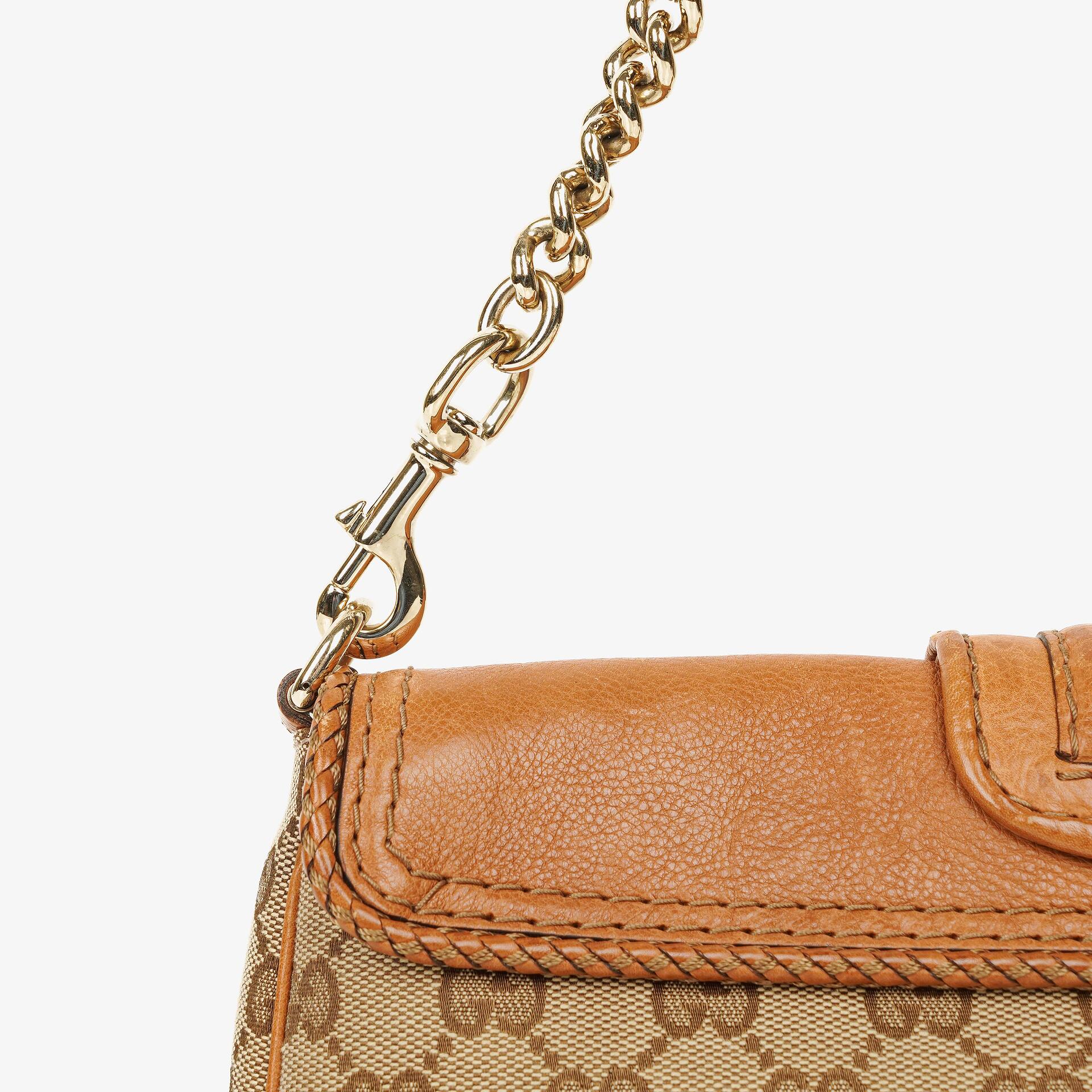Gucci Marrakech Abendtasche aus beige-braunem GG Canvas