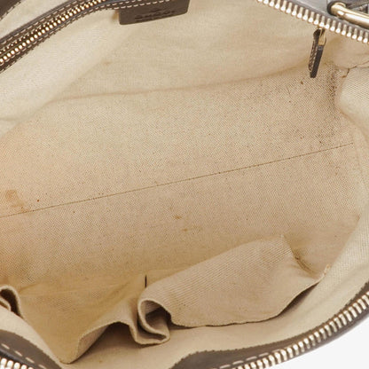 Gucci Mayfair Handtasche mit Obergriff, Schleife und beigem GG Canvas
