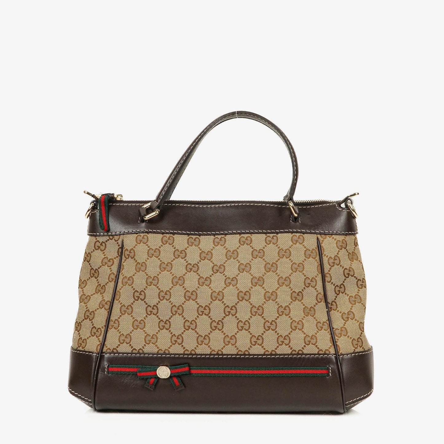Gucci Mayfair Wandelbare Tote GG Canvas Braun