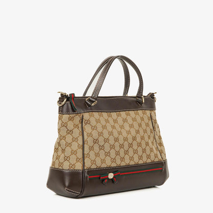 Gucci Mayfair Wandelbare Tote GG Canvas Braun