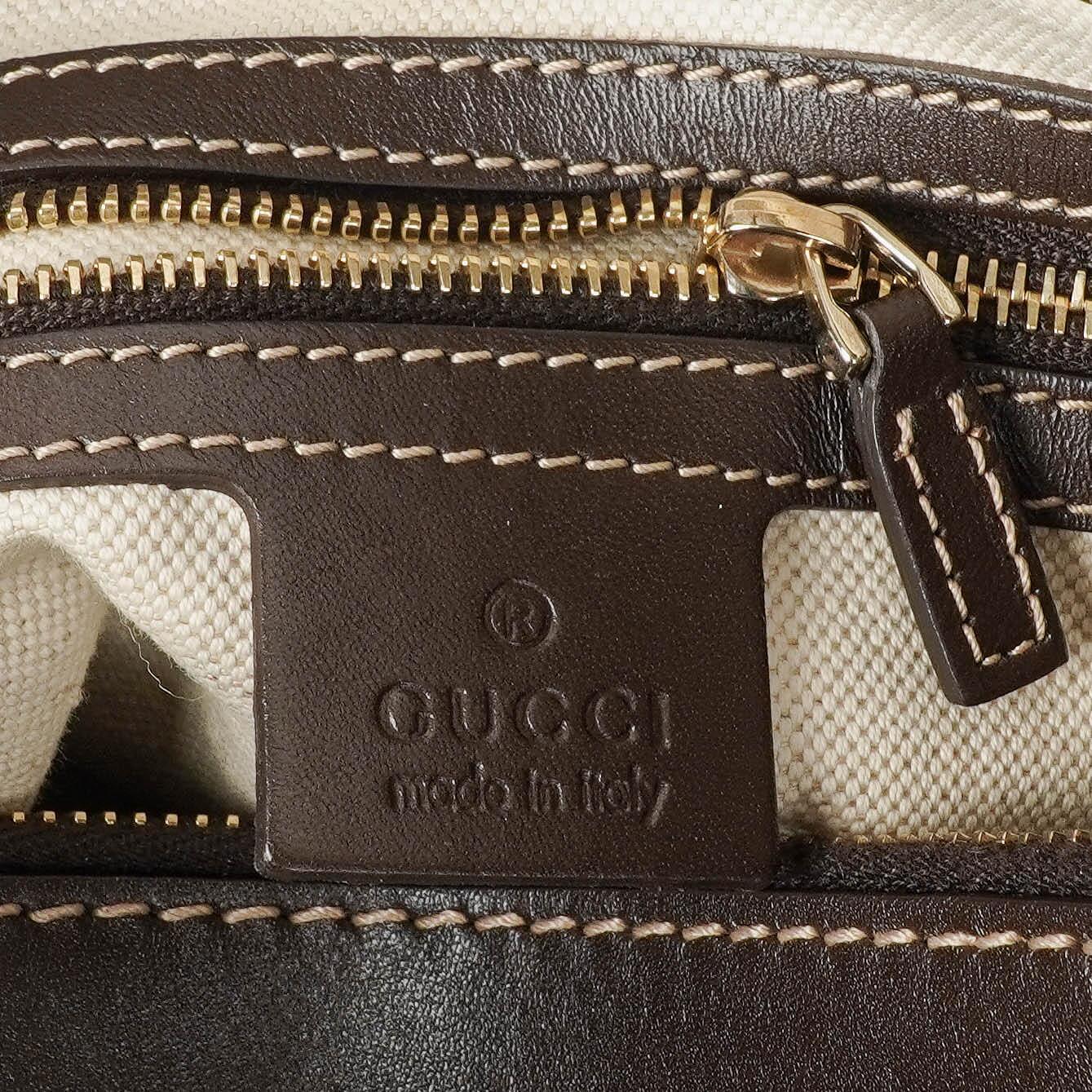Gucci Mayfair Wandelbare Tote GG Canvas Braun