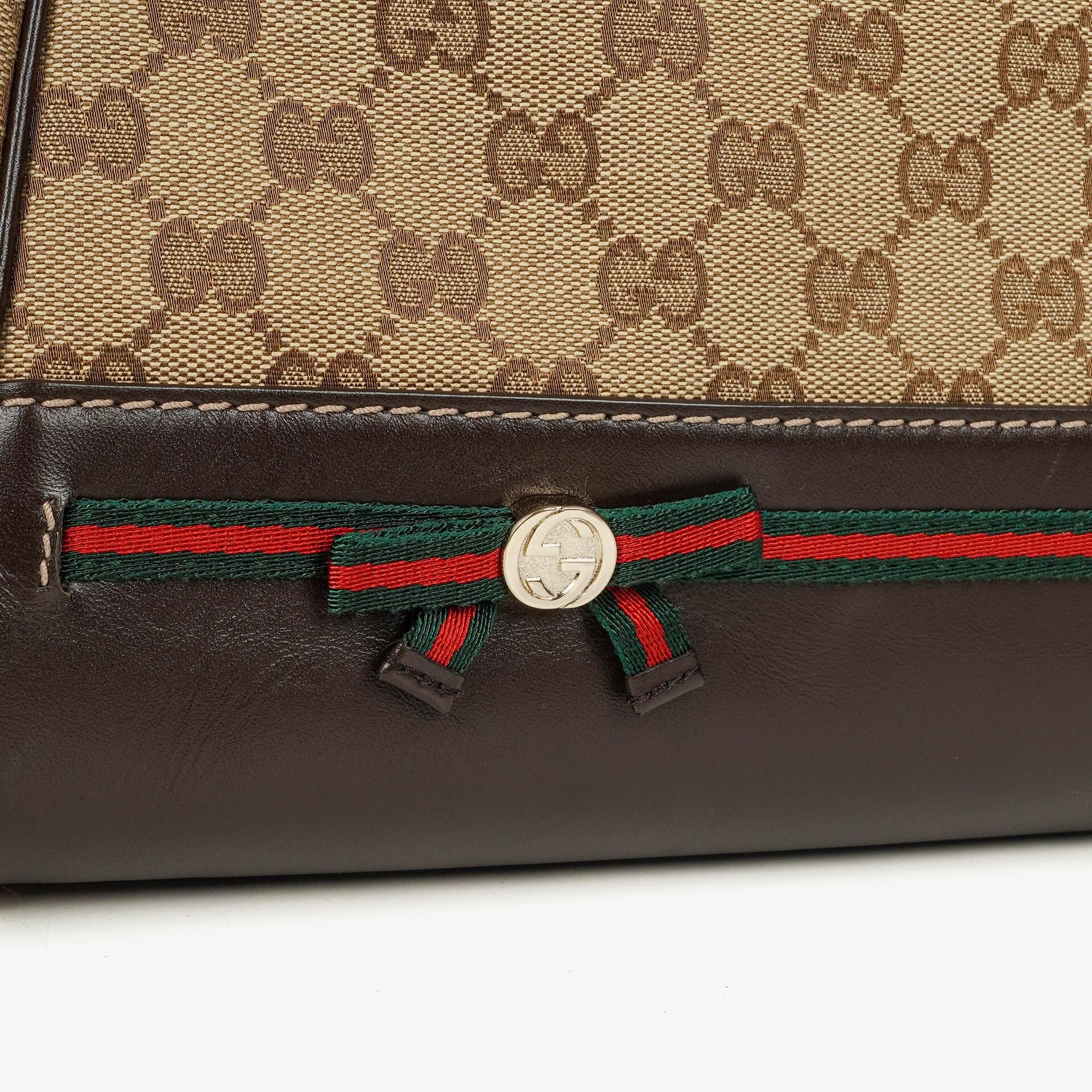 Gucci Mayfair Wandelbare Tote GG Canvas Braun